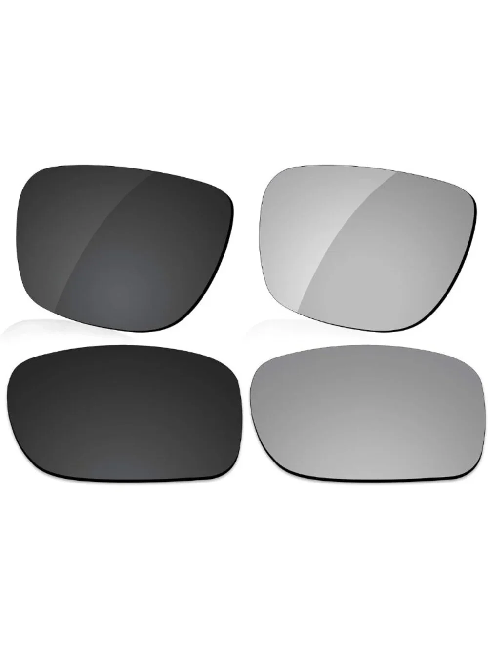 High-Impact Polarized Lens Replacement for Sunglasses - Fits 54mm/51mm/55mm